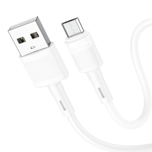 hoco-x83-victory-charging-data-cable-usb-to-musb-white